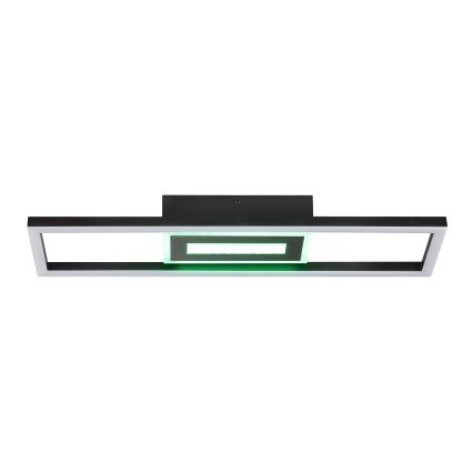 Brilliant - LED RGBW stropno svjetlo s mogućnošću prigušivanja BESSON LED/20W/230V 3000-6500K crno + daljinski upravljač