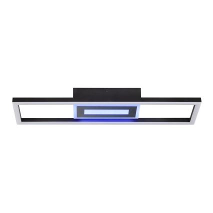 Brilliant - LED RGBW stropno svjetlo s mogućnošću prigušivanja BESSON LED/20W/230V 3000-6500K crno + daljinski upravljač