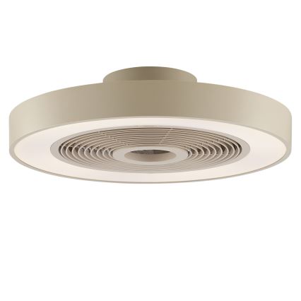 Brilliant - LED RGBW stropno svjetlo s ventilatorom, s mogućnošću prigušivanja CATANIA LED/37W/230V 2700-6500K pr. 48,6 cm bež + daljinski upravljač