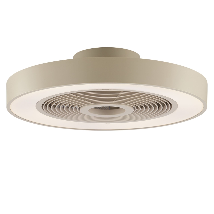 Brilliant - LED RGBW stropno svjetlo s ventilatorom, s mogućnošću prigušivanja CATANIA LED/37W/230V 2700-6500K pr. 48,6 cm bež + daljinski upravljač