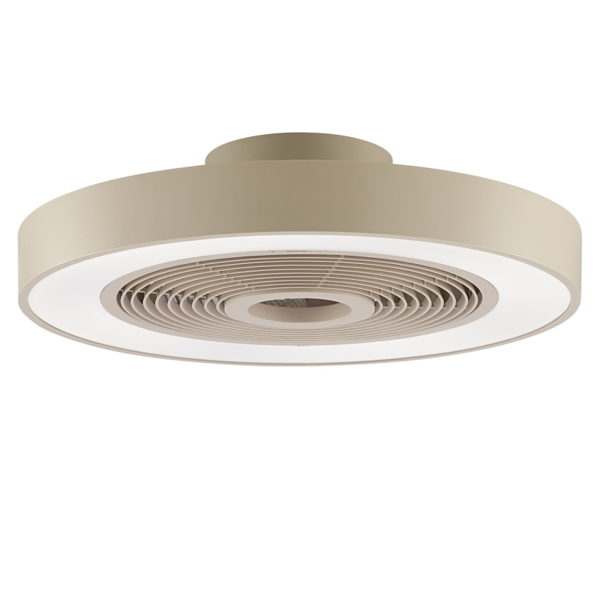 Brilliant - LED RGBW stropno svjetlo s ventilatorom, s mogućnošću prigušivanja CATANIA LED/37W/230V 2700-6500K pr. 48,6 cm bež + daljinski upravljač