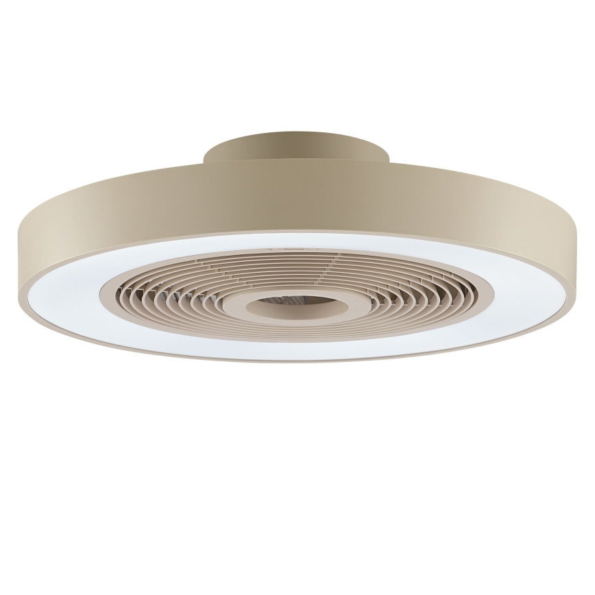 Brilliant - LED RGBW stropno svjetlo s ventilatorom, s mogućnošću prigušivanja CATANIA LED/37W/230V 2700-6500K pr. 48,6 cm bež + daljinski upravljač