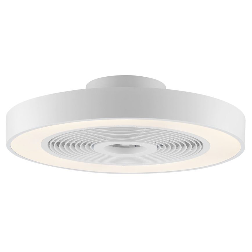 Brilliant - LED RGBW prigušivo stropno svjetlo s ventilatorom CATANIA LED/37W/230V 2700-6500K Ø 48,6 cm bijela + daljinski upravljač