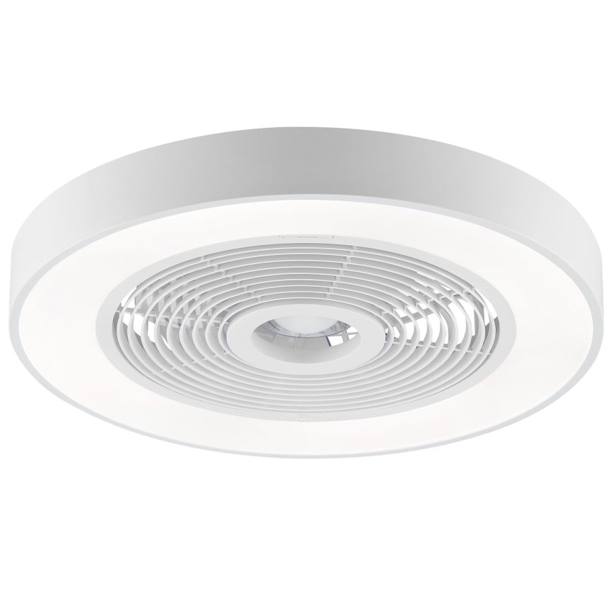 Brilliant - LED RGBW prigušivo stropno svjetlo s ventilatorom CATANIA LED/37W/230V 2700-6500K Ø 48,6 cm bijela + daljinski upravljač