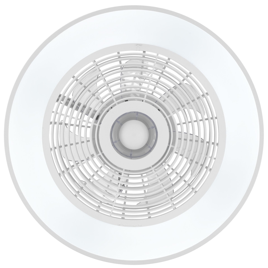 Brilliant - LED RGBW prigušivo stropno svjetlo s ventilatorom CATANIA LED/37W/230V 2700-6500K Ø 48,6 cm bijela + daljinski upravljač