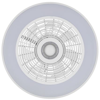 Brilliant - LED RGBW prigušivo stropno svjetlo s ventilatorom CATANIA LED/37W/230V 2700-6500K Ø 48,6 cm bijela + daljinski upravljač