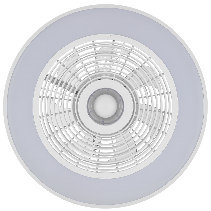Brilliant - LED RGBW prigušivo stropno svjetlo s ventilatorom CATANIA LED/37W/230V 2700-6500K Ø 48,6 cm bijela + daljinski upravljač