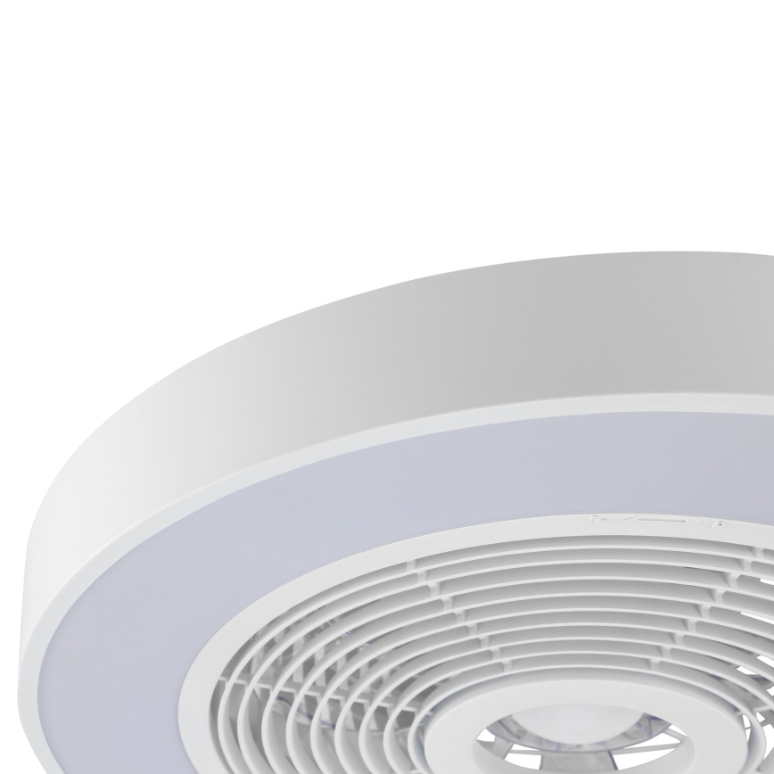 Brilliant - LED RGBW prigušivo stropno svjetlo s ventilatorom CATANIA LED/37W/230V 2700-6500K Ø 48,6 cm bijela + daljinski upravljač