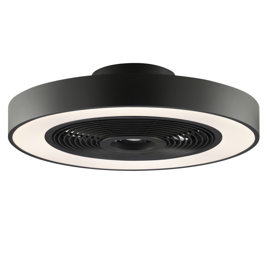 Brilliant - LED RGBW stropna svjetiljka s ventilatorom CATANIA, s mogućnošću prigušivanja LED/37W/230V 2700-6500K Ø 48,6 cm crna + daljinski upravljač