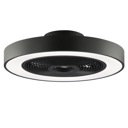 Brilliant - LED RGBW stropna svjetiljka s ventilatorom CATANIA, s mogućnošću prigušivanja LED/37W/230V 2700-6500K Ø 48,6 cm crna + daljinski upravljač