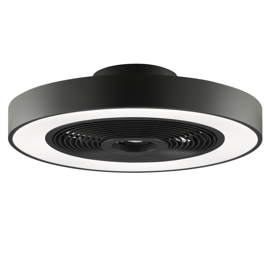 Brilliant - LED RGBW stropna svjetiljka s ventilatorom CATANIA, s mogućnošću prigušivanja LED/37W/230V 2700-6500K Ø 48,6 cm crna + daljinski upravljač