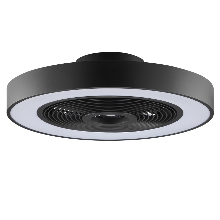 Brilliant - LED RGBW stropna svjetiljka s ventilatorom CATANIA, s mogućnošću prigušivanja LED/37W/230V 2700-6500K Ø 48,6 cm crna + daljinski upravljač