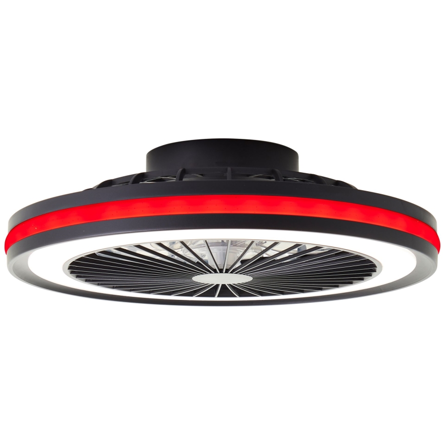 Brilliant - LED RGBW prigušivo stropno svjetlo s ventilatorom PALMERO LED/40W/230V 2700-6500K pr. 46,6 cm bež + daljinski upravljač