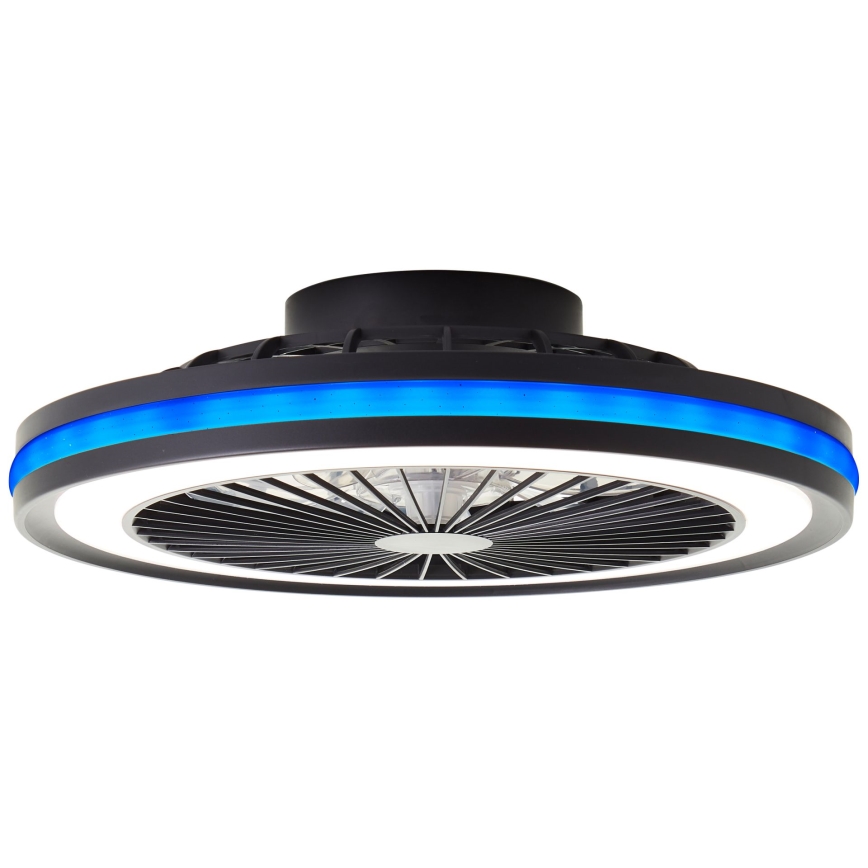 Brilliant - LED RGBW prigušivo stropno svjetlo s ventilatorom PALMERO LED/40W/230V 2700-6500K pr. 46,6 cm bež + daljinski upravljač