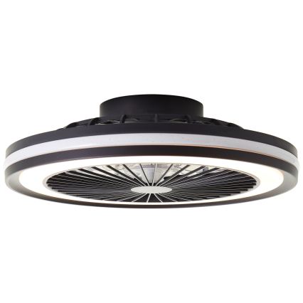 Brilliant - LED RGBW prigušivo stropno svjetlo s ventilatorom PALMERO LED/40W/230V 2700-6500K pr. 46,6 cm bež + daljinski upravljač