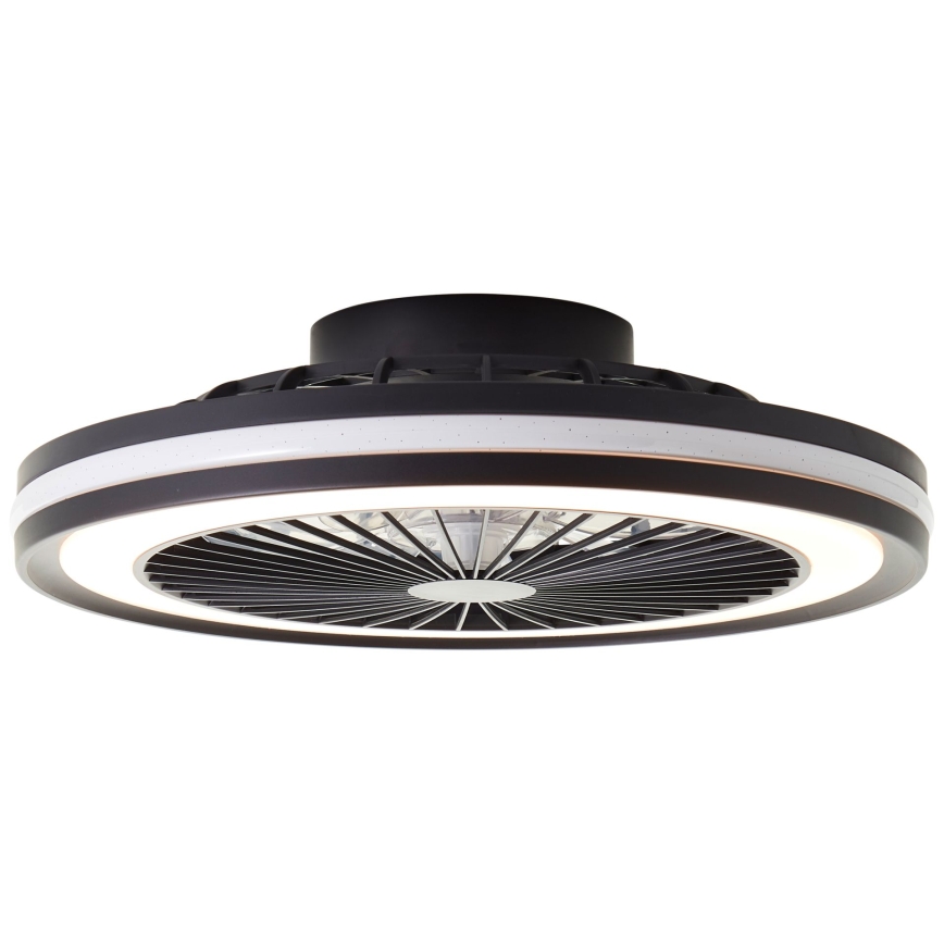 Brilliant - LED RGBW prigušivo stropno svjetlo s ventilatorom PALMERO LED/40W/230V 2700-6500K pr. 46,6 cm bež + daljinski upravljač