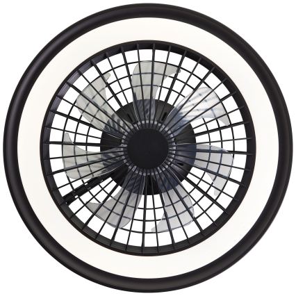 Brilliant - LED RGBW prigušivo stropno svjetlo s ventilatorom PALMERO LED/40W/230V 2700-6500K pr. 46,6 cm bež + daljinski upravljač