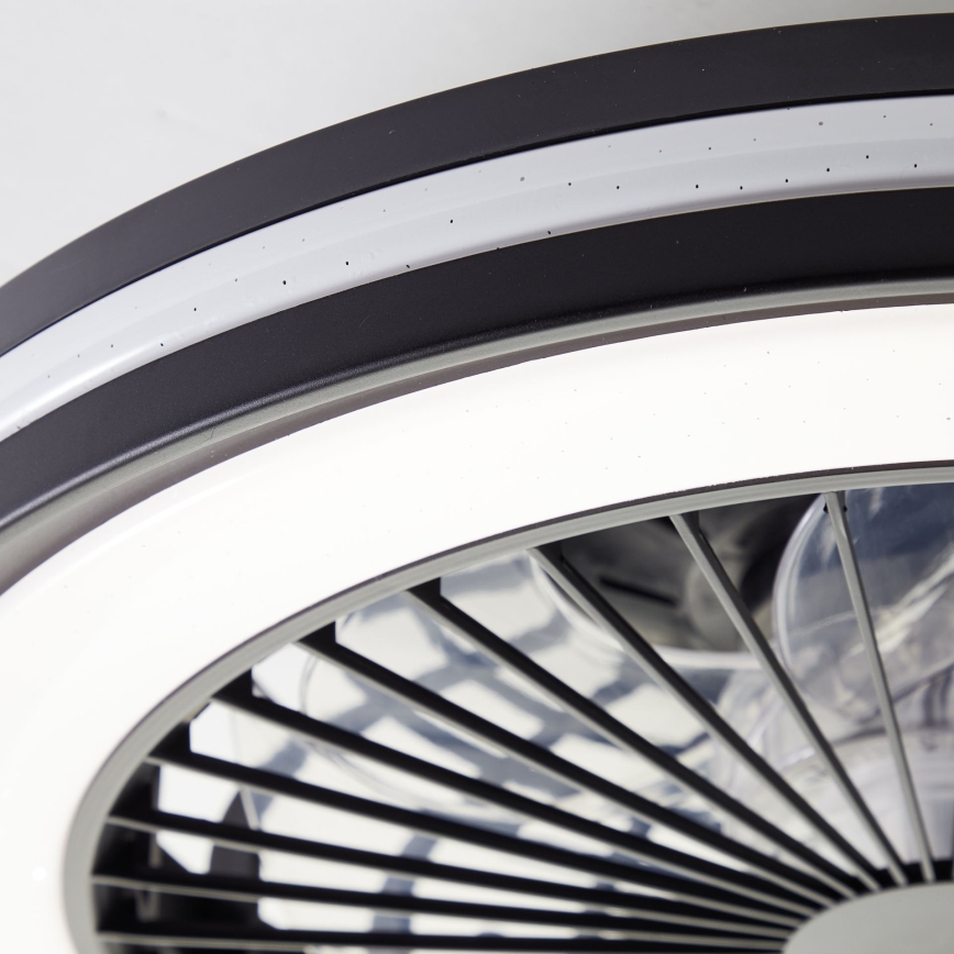 Brilliant - LED RGBW prigušivo stropno svjetlo s ventilatorom PALMERO LED/40W/230V 2700-6500K pr. 46,6 cm bež + daljinski upravljač