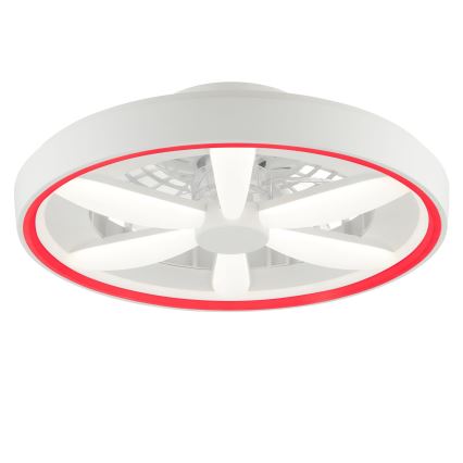 Brilliant - LED RGBW stropni ventilator s prigušivanjem i svjetlom GAIANO LED/48W/230V 2700-6500K bijela + daljinski upravljač
