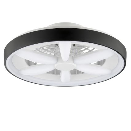 Brilliant - LED RGBW Dimabilni stropni ventilator s osvjetljenjem GAIANO LED/48W/230V 2700-6500K crna + daljinski upravljač
