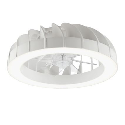 Brilliant - LED RGBW Prigušivi stropni ventilator sa svjetlom FANORA LED/30W/230V 2700-6500K pr. 46 cm bijela + daljinski upravljač