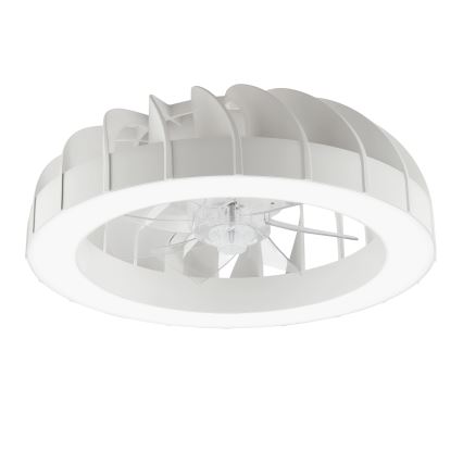 Brilliant - LED RGBW Prigušivi stropni ventilator sa svjetlom FANORA LED/30W/230V 2700-6500K pr. 46 cm bijela + daljinski upravljač