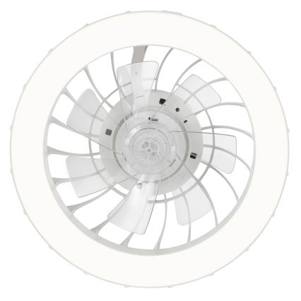 Brilliant - LED RGBW Prigušivi stropni ventilator sa svjetlom FANORA LED/30W/230V 2700-6500K pr. 46 cm bijela + daljinski upravljač
