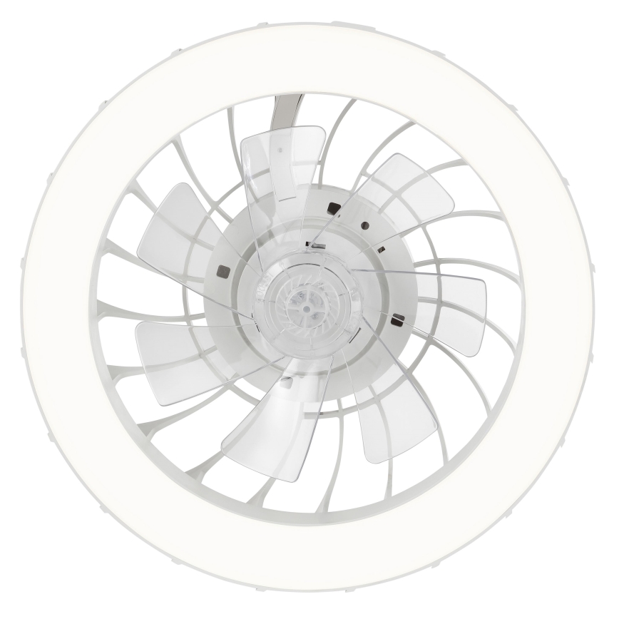 Brilliant - LED RGBW Prigušivi stropni ventilator sa svjetlom FANORA LED/30W/230V 2700-6500K pr. 46 cm bijela + daljinski upravljač