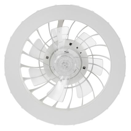 Brilliant - LED RGBW Prigušivi stropni ventilator sa svjetlom FANORA LED/30W/230V 2700-6500K pr. 46 cm bijela + daljinski upravljač