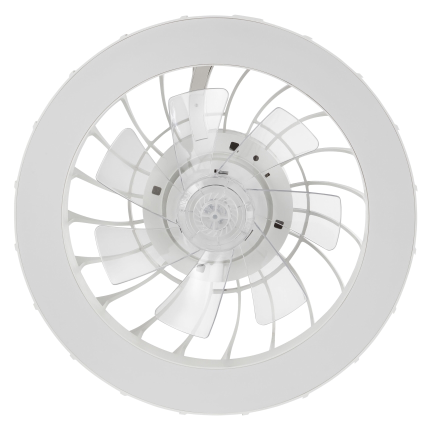 Brilliant - LED RGBW Prigušivi stropni ventilator sa svjetlom FANORA LED/30W/230V 2700-6500K pr. 46 cm bijela + daljinski upravljač