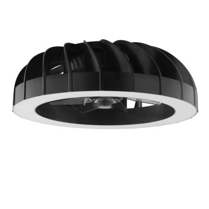Brilliant - LED RGBW Prigušivi stropni ventilator sa svjetlom FANORA LED/30W/230V 2700-6500K pr. 46 cm crna + daljinski upravljač