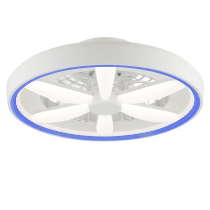 Brilliant - LED RGBW Prigušivi stropni ventilator sa svjetlom GAIANO LED/48W/230V 2700-6500K bijela + daljinski upravljač