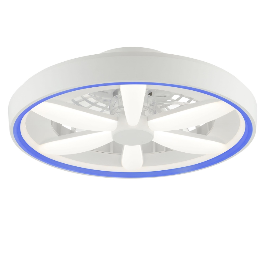 Brilliant - LED RGBW Prigušivi stropni ventilator sa svjetlom GAIANO LED/48W/230V 2700-6500K bijela + daljinski upravljač
