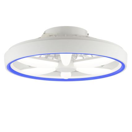 Brilliant - LED RGBW Prigušivi stropni ventilator sa svjetlom GAIANO LED/48W/230V 2700-6500K bijela + daljinski upravljač