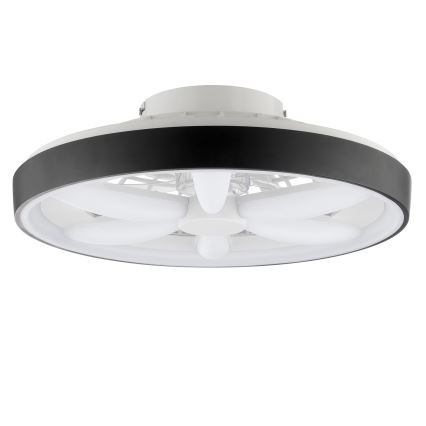 Brilliant - LED RGBW Prigušivi stropni ventilator sa svjetlom GAIANO LED/48W/230V 2700-6500K crna + daljinski upravljač