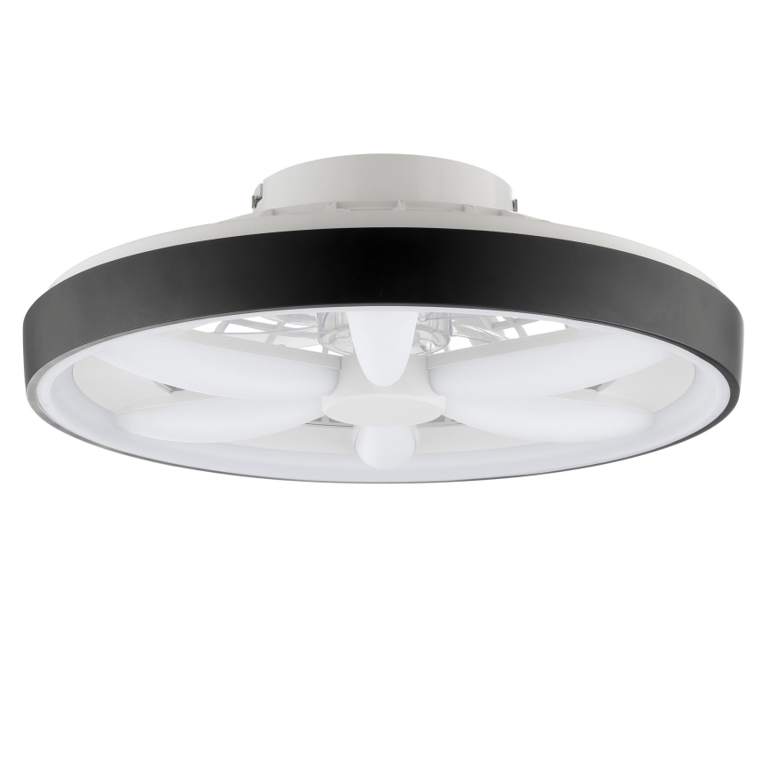 Brilliant - LED RGBW Prigušivi stropni ventilator sa svjetlom GAIANO LED/48W/230V 2700-6500K crna + daljinski upravljač