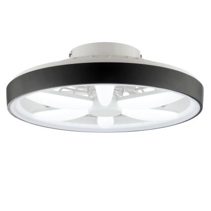 Brilliant - LED RGBW Prigušivi stropni ventilator sa svjetlom GAIANO LED/48W/230V 2700-6500K crna + daljinski upravljač