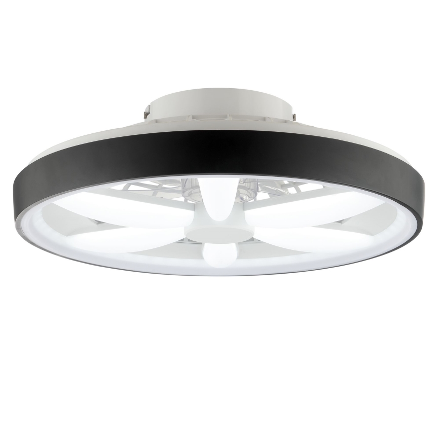 Brilliant - LED RGBW Prigušivi stropni ventilator sa svjetlom GAIANO LED/48W/230V 2700-6500K crna + daljinski upravljač