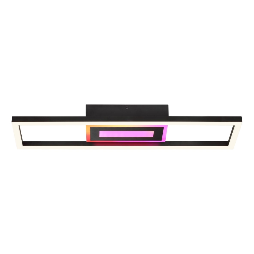 Brilliant - LED RGBW stropno svjetlo s mogućnošću prigušivanja BESSON LED/20W/230V 3000-6500K crno + daljinski upravljač