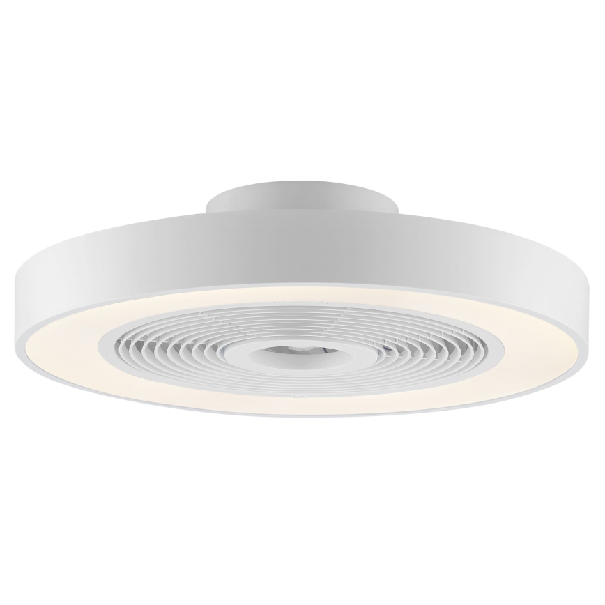 Brilliant - LED RGBW stropno svjetlo s ventilatorom s mogućnošću prigušivanja CATANIA LED/37W/230V 2700-6500K Ø 48,6 cm bijela + daljinski upravljač