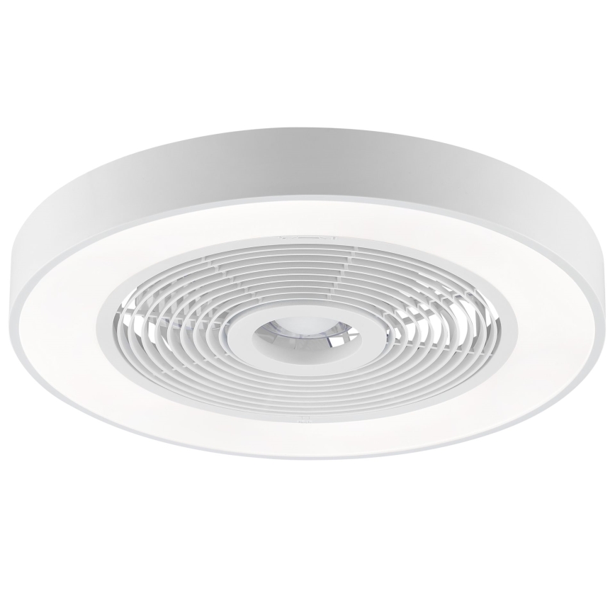 Brilliant - LED RGBW stropno svjetlo s ventilatorom s mogućnošću prigušivanja CATANIA LED/37W/230V 2700-6500K Ø 48,6 cm bijela + daljinski upravljač