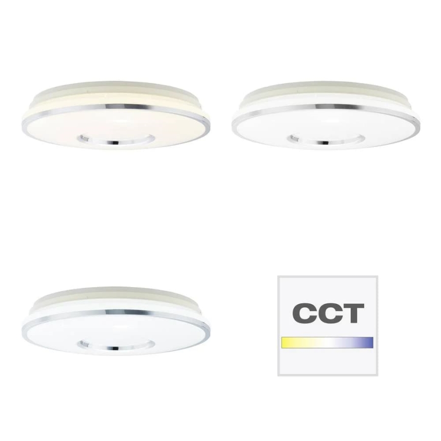 Brilliant - LED RGBW Dimmabilno stropno svjetlo VISITATION LED/32W/230V 3000-6500K + daljinski upravljač