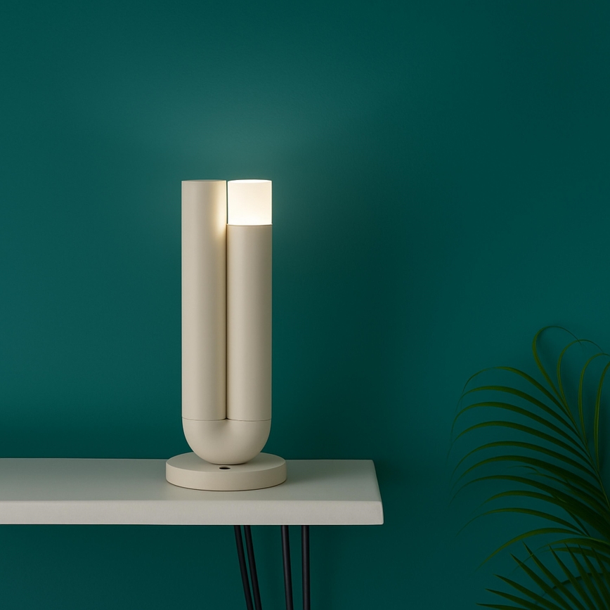 Brilliant - LED vanjska stolna lampa SAYU, punjiva i upravljiva dodirom, s mogućnošću prigušivanja LED/2,5W/5V 2700K 2600 mAh IP44 siva