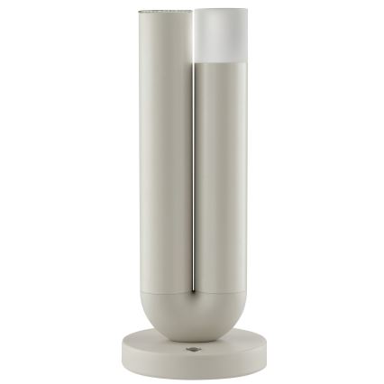 Brilliant - LED vanjska stolna lampa SAYU, punjiva i upravljiva dodirom, s mogućnošću prigušivanja LED/2,5W/5V 2700K 2600 mAh IP44 siva