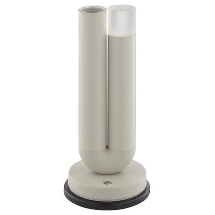 Brilliant - LED vanjska stolna lampa SAYU, punjiva i upravljiva dodirom, s mogućnošću prigušivanja LED/2,5W/5V 2700K 2600 mAh IP44 siva