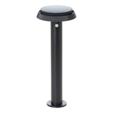 Brilliant - LED Solarna lampa sa senzorom ALVERO LED/4W/3,7V 50 cm IP44 crna