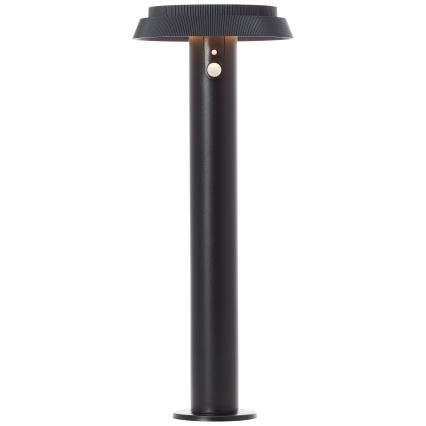 Brilliant - LED Solarna lampa sa senzorom ALVERO LED/4W/3,7V 50 cm IP44 crna