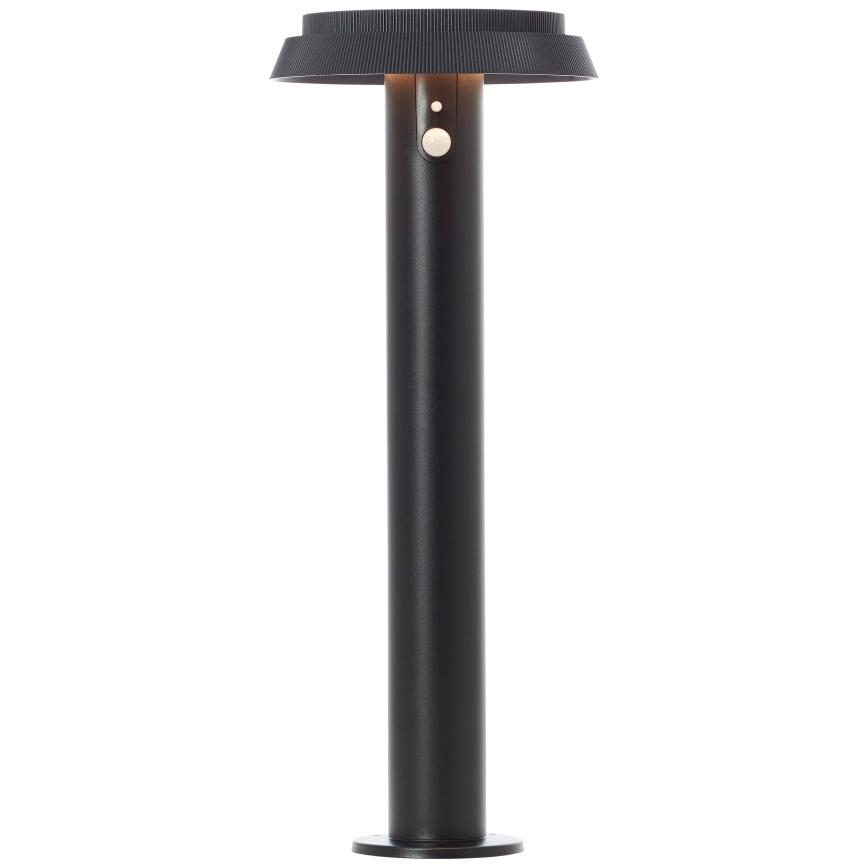 Brilliant - LED Solarna lampa sa senzorom ALVERO LED/4W/3,7V 50 cm IP44 crna