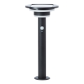 Brilliant - LED Solarna lampa sa senzorom GARVINA LED/3W/3,7V 2000 mAh 45 cm IP44 crna