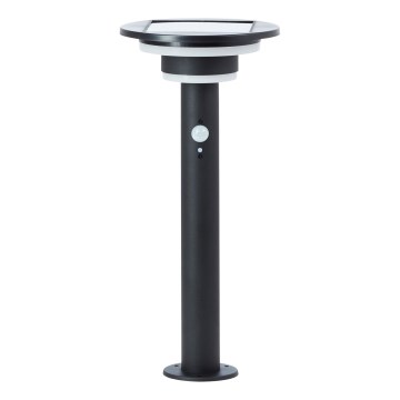 Brilliant - LED Solarna lampa sa senzorom GARVINA LED/3W/3,7V 45 cm IP44 crna